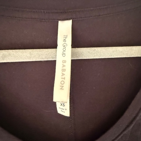 Aritzia Wilfred Black Long Sleeve Top Overlapping Top | XS/S - Picture 6 of 6